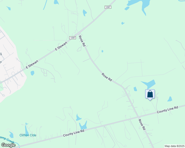 map of restaurants, bars, coffee shops, grocery stores, and more near 13855 Rose Road in Willis