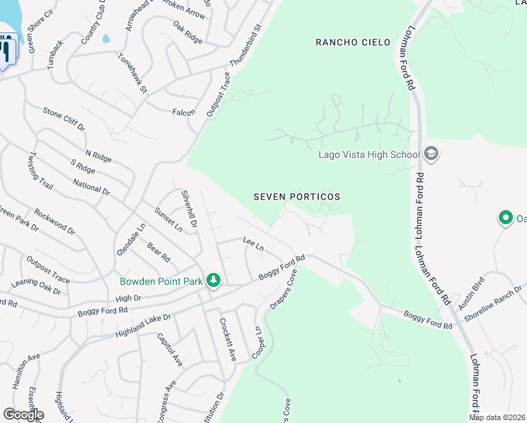 map of restaurants, bars, coffee shops, grocery stores, and more near 20104 Lincoln Cove in Leander