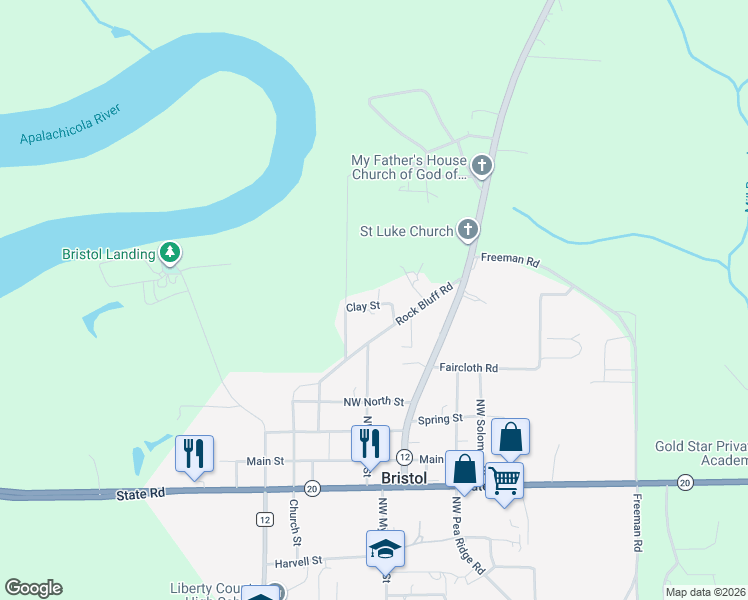 map of restaurants, bars, coffee shops, grocery stores, and more near 10891 Clay Street in Bristol