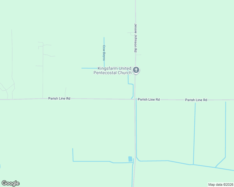 map of restaurants, bars, coffee shops, grocery stores, and more near 19040 Parish Line Road in Kinder