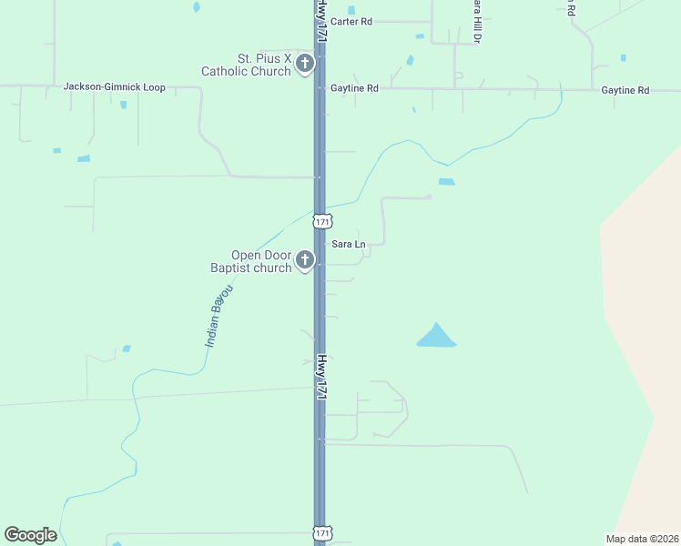map of restaurants, bars, coffee shops, grocery stores, and more near 273-279 Sara Lane in Ragley
