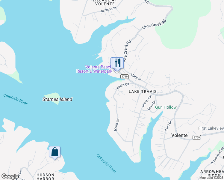 map of restaurants, bars, coffee shops, grocery stores, and more near 15939 Booth Circle in Leander