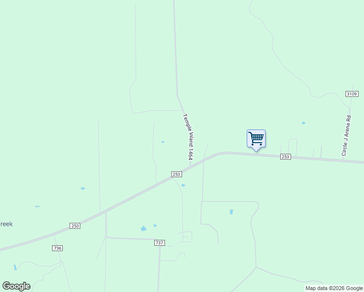 map of restaurants, bars, coffee shops, grocery stores, and more near 151 Private Road 8195 in Jasper County