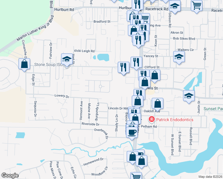 map of restaurants, bars, coffee shops, grocery stores, and more near 789 Barley Port Lane in Fort Walton Beach