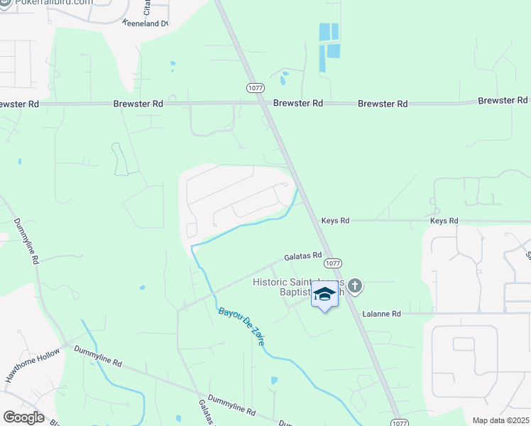 map of restaurants, bars, coffee shops, grocery stores, and more near 313 De Zaire Drive in Madisonville