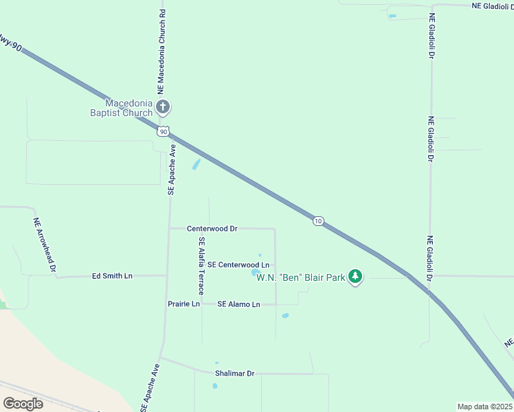 map of restaurants, bars, coffee shops, grocery stores, and more near 417 Southeast Remington Drive in Lee