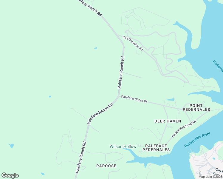 map of restaurants, bars, coffee shops, grocery stores, and more near 102 Paleface Ranch Road in Spicewood
