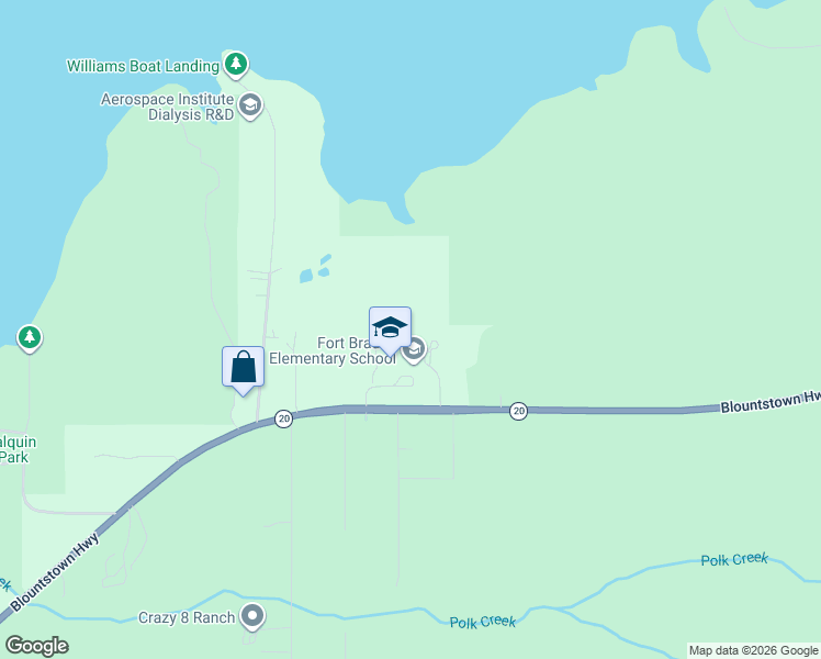 map of restaurants, bars, coffee shops, grocery stores, and more near 15100 Blountstown Highway in Tallahassee