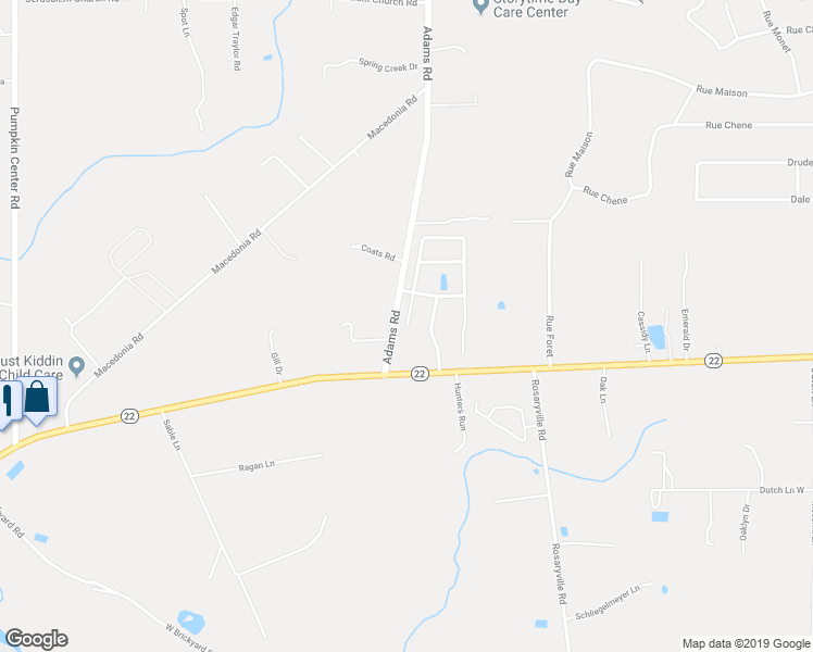 map of restaurants, bars, coffee shops, grocery stores, and more near 40097 Crestwood Lane in Ponchatoula