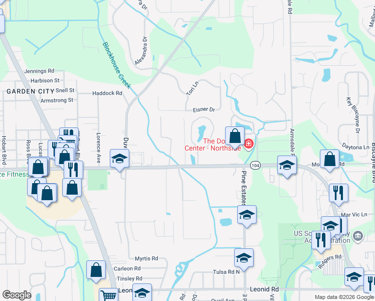 map of restaurants, bars, coffee shops, grocery stores, and more near 11253 Margarets Landing Place in Jacksonville