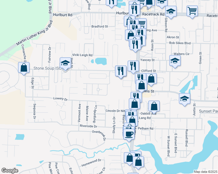 map of restaurants, bars, coffee shops, grocery stores, and more near 797 Barley Port Lane in Fort Walton Beach
