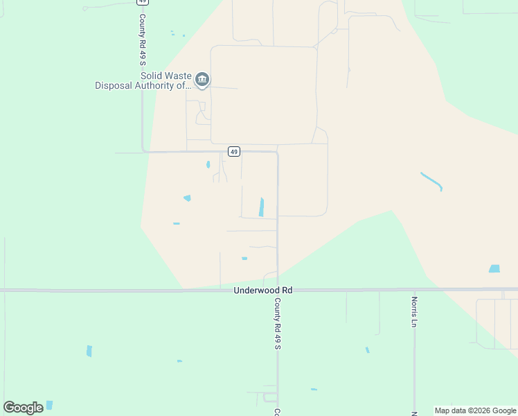 map of restaurants, bars, coffee shops, grocery stores, and more near 16305-16963 County Road 49 South in Summerdale