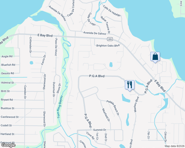 map of restaurants, bars, coffee shops, grocery stores, and more near 7013 Calle Cabeza De Vaca in Navarre