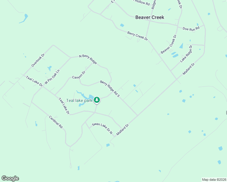 map of restaurants, bars, coffee shops, grocery stores, and more near Berry Ridge Road South in Beaver Creek