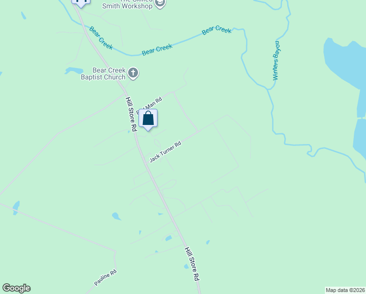 map of restaurants, bars, coffee shops, grocery stores, and more near 250 Jack Turner Road in Cleveland