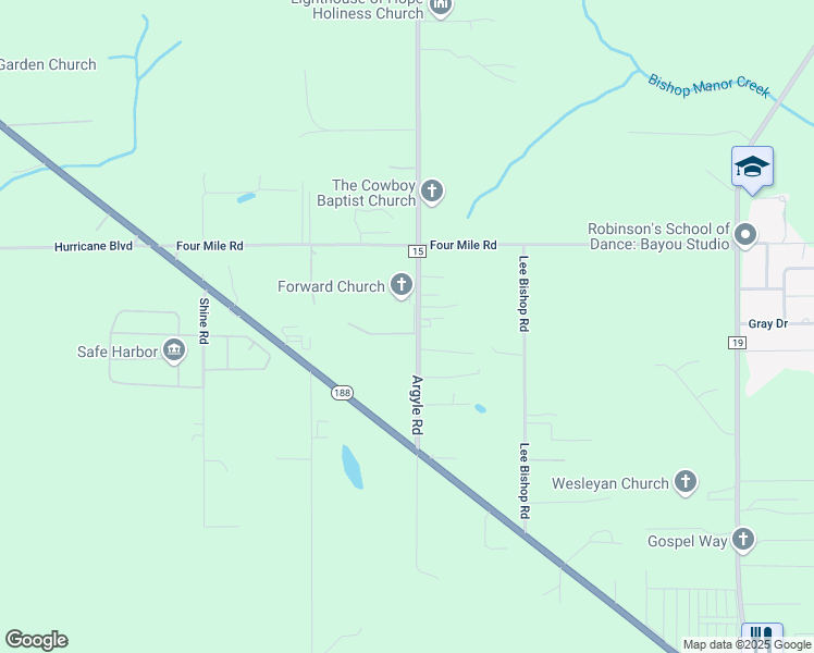 map of restaurants, bars, coffee shops, grocery stores, and more near 12032 Argyle Road in Irvington