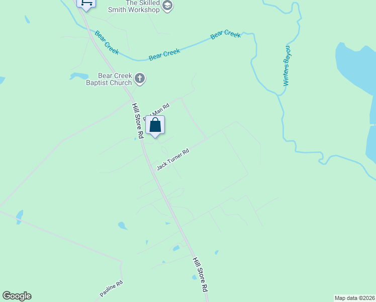 map of restaurants, bars, coffee shops, grocery stores, and more near 250 Jack Turner Road in Cleveland