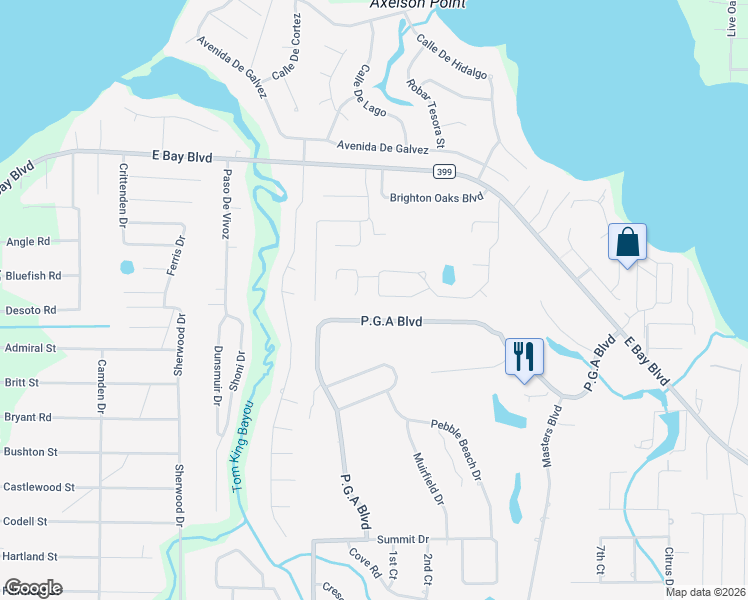 map of restaurants, bars, coffee shops, grocery stores, and more near 7013 Calle Cabeza De Vaca in Navarre