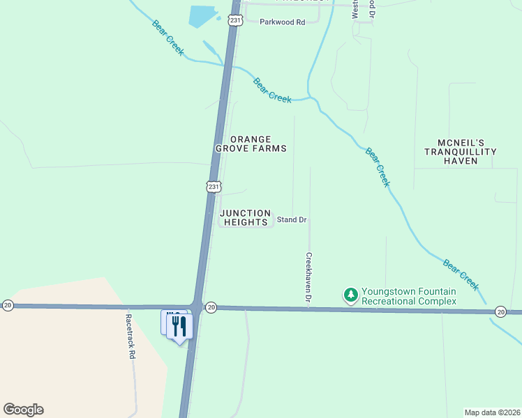 map of restaurants, bars, coffee shops, grocery stores, and more near 12129 Montclair Road in Fountain