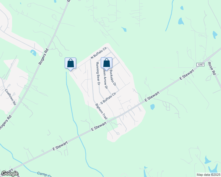 map of restaurants, bars, coffee shops, grocery stores, and more near 13957 Buckskin Drive in Willis