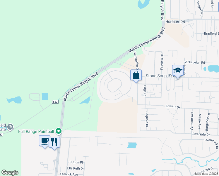 map of restaurants, bars, coffee shops, grocery stores, and more near 386 Blessinger Drive in Fort Walton Beach
