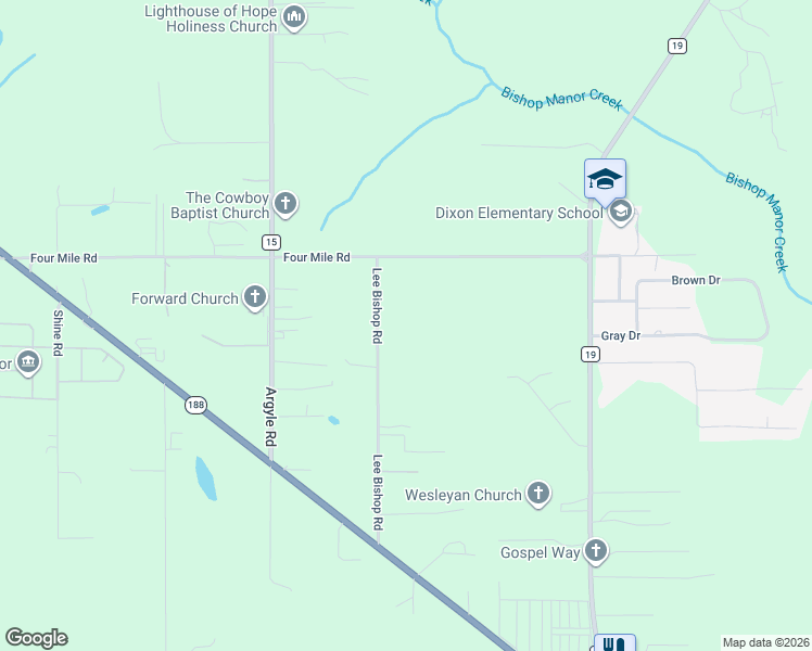 map of restaurants, bars, coffee shops, grocery stores, and more near 12035 Lee Bishop Road in Irvington