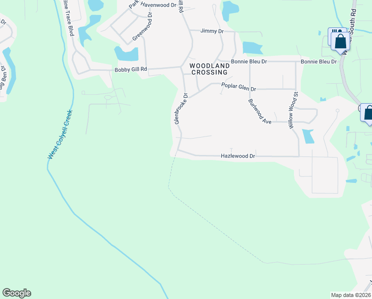 map of restaurants, bars, coffee shops, grocery stores, and more near 12851 Hazlewood Drive in Denham Springs