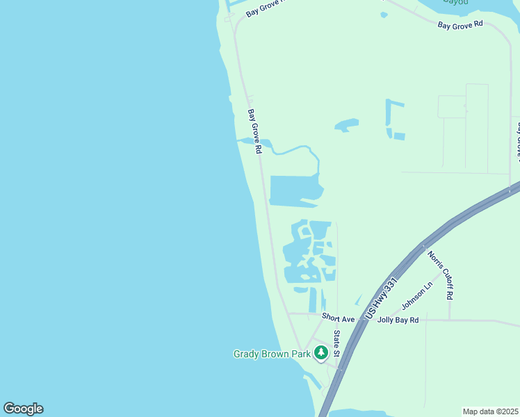 map of restaurants, bars, coffee shops, grocery stores, and more near 2404 Bay Grove Road in Freeport