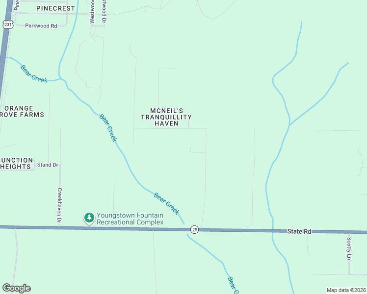 map of restaurants, bars, coffee shops, grocery stores, and more near 16205 Sandstone Road in Fountain