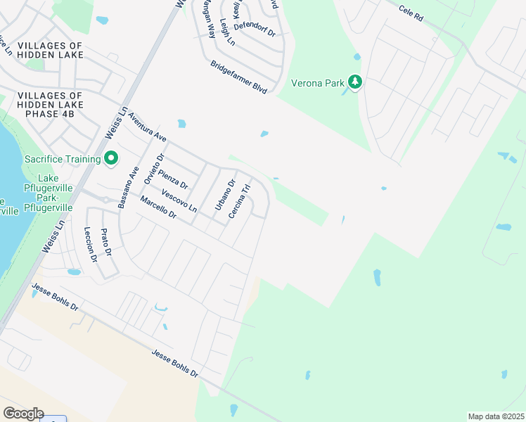 map of restaurants, bars, coffee shops, grocery stores, and more near 16817 Aventura Avenue in Pflugerville