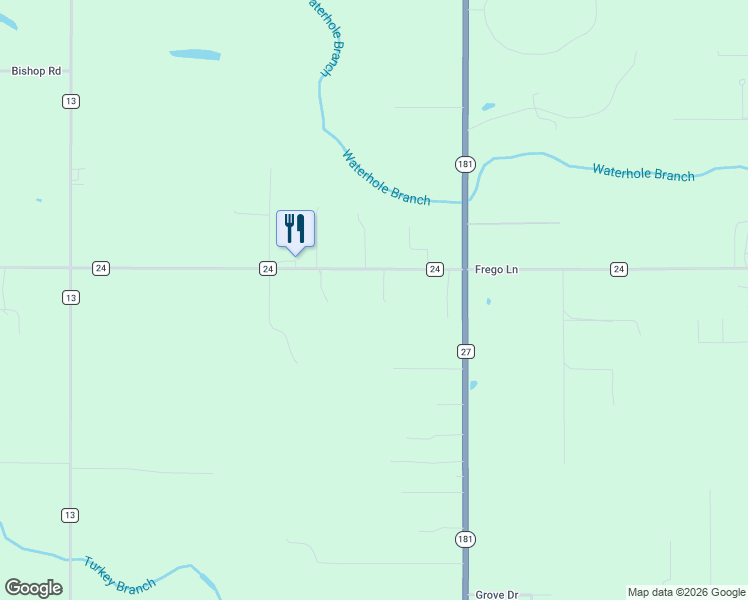 map of restaurants, bars, coffee shops, grocery stores, and more near 9750 County Road 24 in Fairhope
