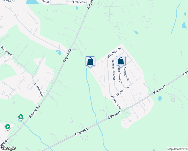 map of restaurants, bars, coffee shops, grocery stores, and more near 8971 West Buffalo Circle in Willis