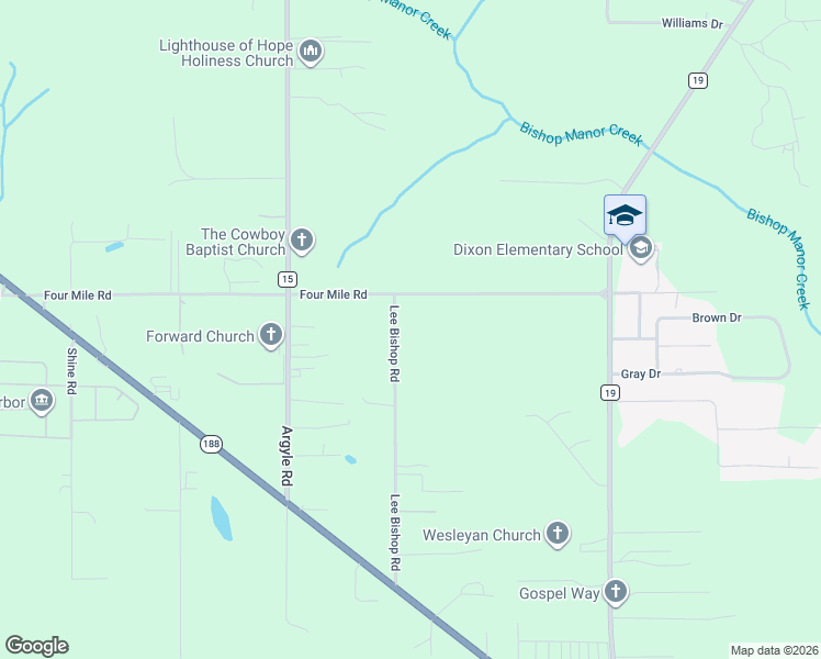 map of restaurants, bars, coffee shops, grocery stores, and more near 11971 Lee Bishop Road in Irvington