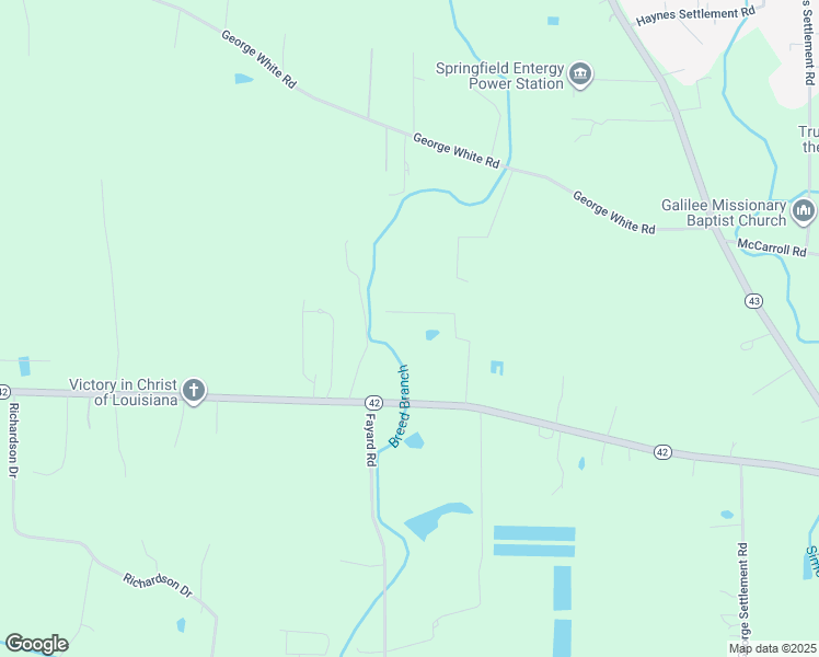 map of restaurants, bars, coffee shops, grocery stores, and more near 25845 Browns Lane in Springfield