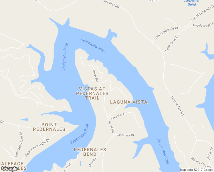 map of restaurants, bars, coffee shops, grocery stores, and more near 25301 River Road in Spicewood