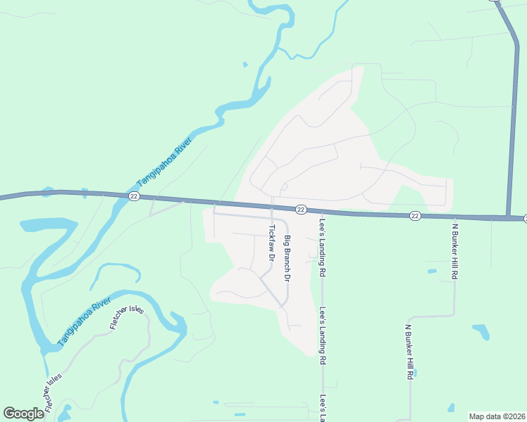 map of restaurants, bars, coffee shops, grocery stores, and more near 39720 Tickfaw Drive in Ponchatoula