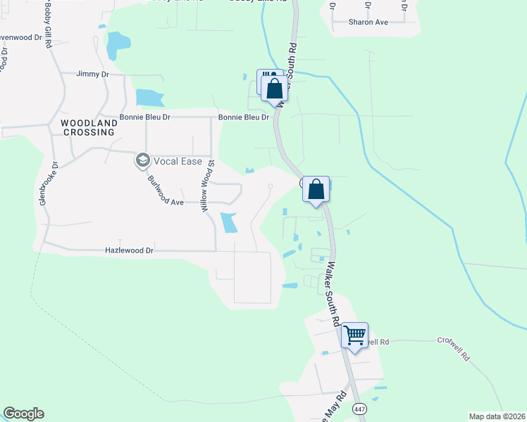 map of restaurants, bars, coffee shops, grocery stores, and more near 25948 Bronzewood Street in Denham Springs