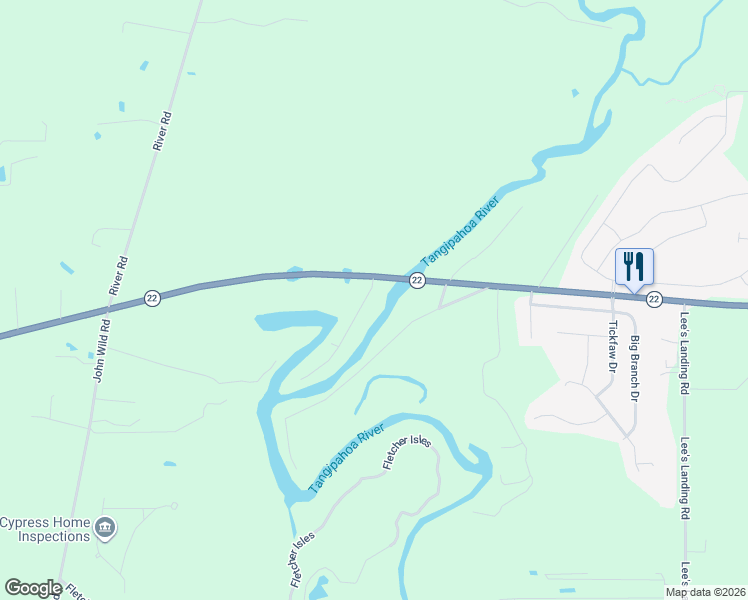 map of restaurants, bars, coffee shops, grocery stores, and more near 39908 Watters Road in Ponchatoula