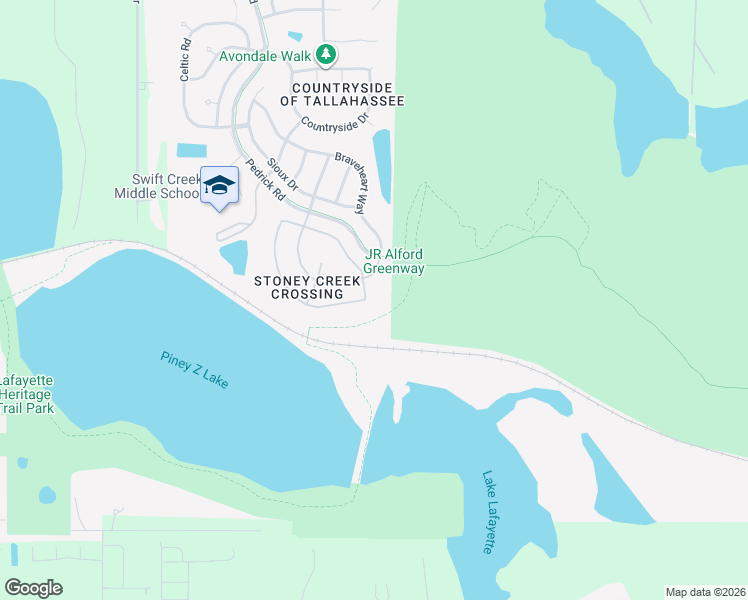 map of restaurants, bars, coffee shops, grocery stores, and more near 1246 Sandler Ridge Road in Tallahassee