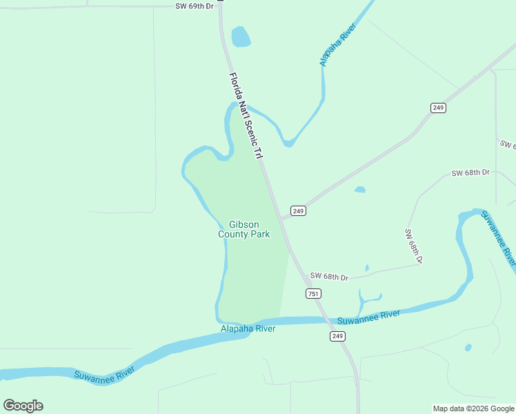 map of restaurants, bars, coffee shops, grocery stores, and more near 6891 Southwest Co Road 751 in Jasper