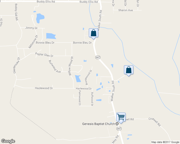 map of restaurants, bars, coffee shops, grocery stores, and more near 26009 Bronzewood Street in Denham Springs