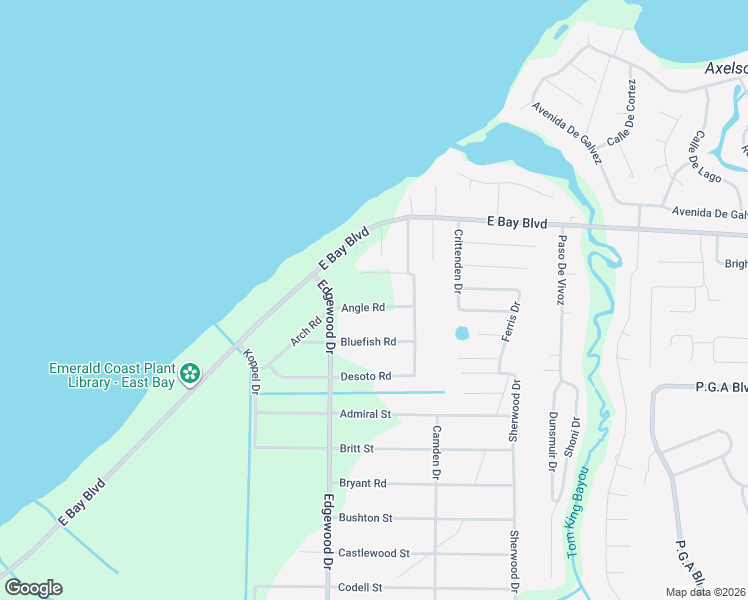 map of restaurants, bars, coffee shops, grocery stores, and more near 6609 Filbert Street in Navarre