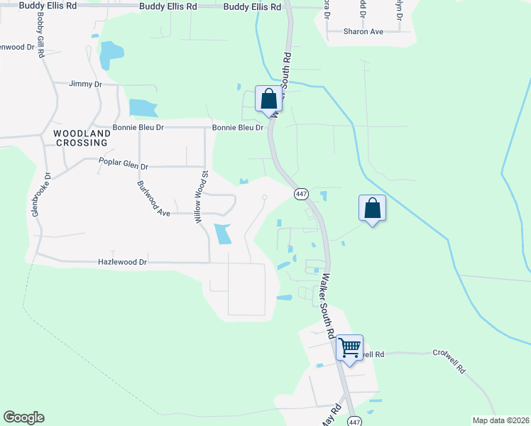 map of restaurants, bars, coffee shops, grocery stores, and more near 26009 Bronzewood Street in Denham Springs
