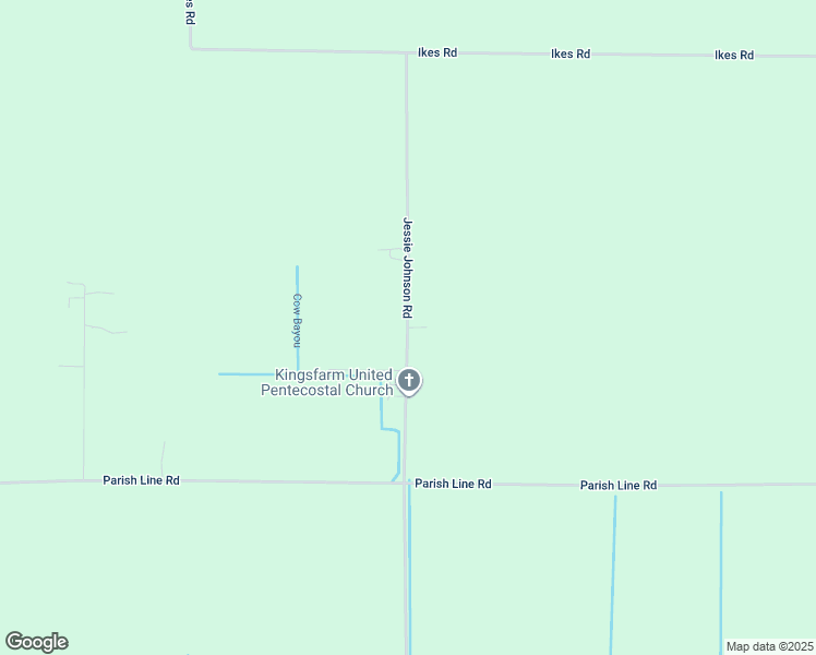 map of restaurants, bars, coffee shops, grocery stores, and more near 446 Jessie Johnson Road in Kinder