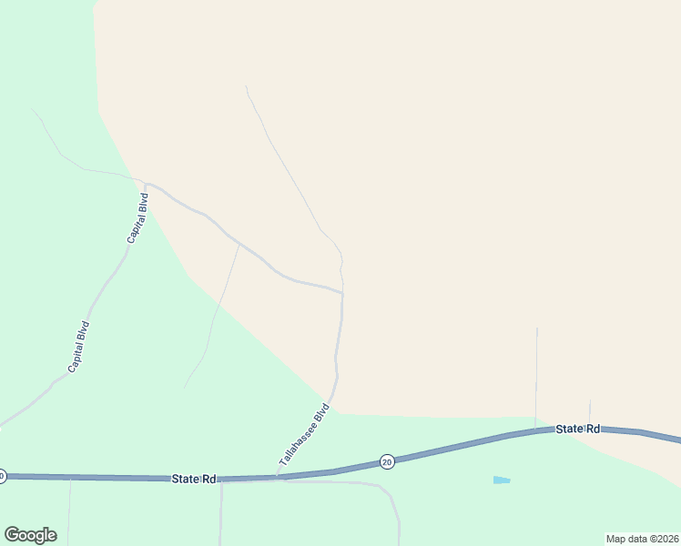 map of restaurants, bars, coffee shops, grocery stores, and more near Tallahassee Boulevard in Fountain