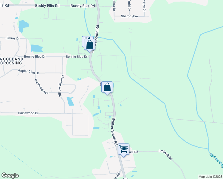 map of restaurants, bars, coffee shops, grocery stores, and more near 25868 Walker South Road in Denham Springs