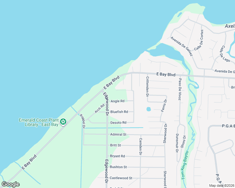 map of restaurants, bars, coffee shops, grocery stores, and more near 6609 Filbert Street in Navarre