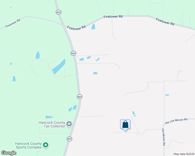 map of restaurants, bars, coffee shops, grocery stores, and more near 19016 Highway 603 in Kiln