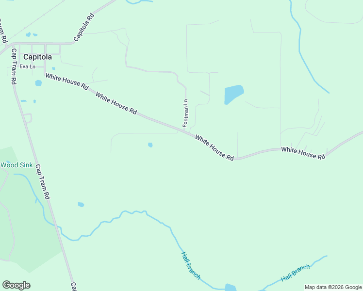 map of restaurants, bars, coffee shops, grocery stores, and more near 11999 White House Road in Tallahassee