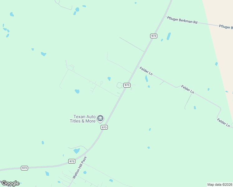 map of restaurants, bars, coffee shops, grocery stores, and more near 18852 Farm to Market Road 973 in Coupland